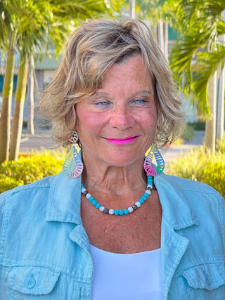 KEY WEST SEA FOAM LINEN JACKET - Cathys Place