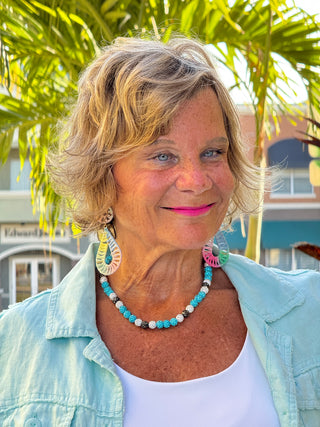KEY WEST SEA FOAM LINEN JACKET - Cathys Place