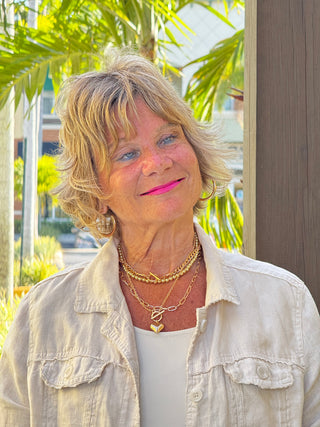 KEY WEST STONE LINEN JACKET - Cathys Place