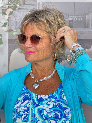 EMBELLISHED LATTICE CAPRI AQUA - Cathys Place