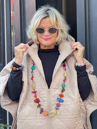 FALL SHADES OF COLOR NECKLACE