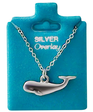 Made In USA Whale Necklace Gold or Silver