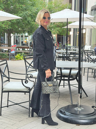 LEOPARD TAN FASHION TOP