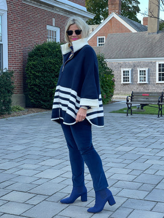 BAR HARBOR NAVY ZIP CAPE