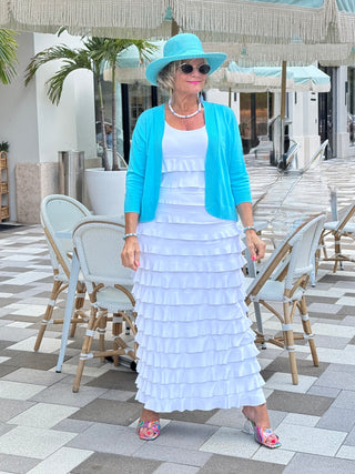 LULU-B WHITE CHA CHA MAXI DRESS
