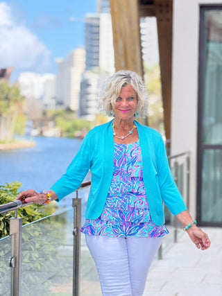 LULU B PALM ROYALE CHA CHA TANK LULU-B