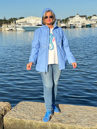 Englander® Rain Jacket Perriwinkle