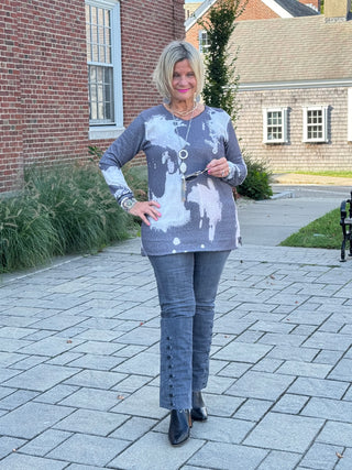 SHADES OF GRAY SWEATER