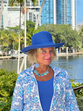 LULU B CORAL BREEZE FULL ZIPPER JACKET