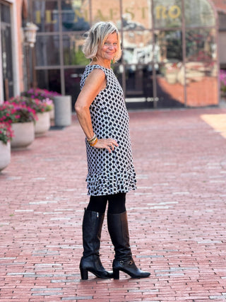 LULU B BOCA CHIC SHIFT RUFFLE DRESS Cathys Place