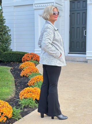 STYLING TWEED FULL ZIPPER JACKET Cathys Place