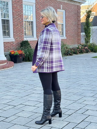 SOUTHERN NIGHTS PURPLE POCKET SWEATER