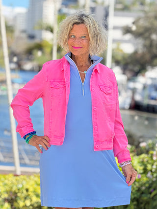 LULU-B PERRI HALF ZIPPER DRESS LULU-B