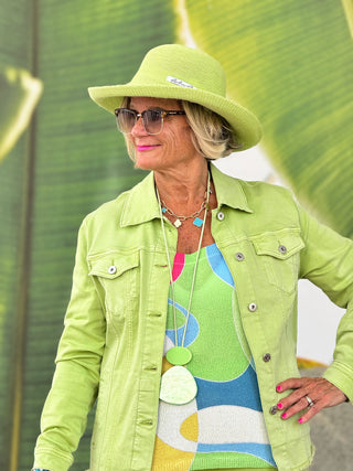 Ethyl Denim Lime Dream Jacket - Love