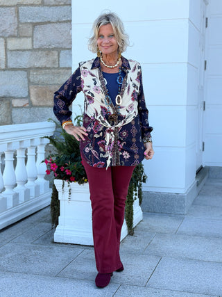 KENSINGTON TIE  BLOUSE Cathys Place