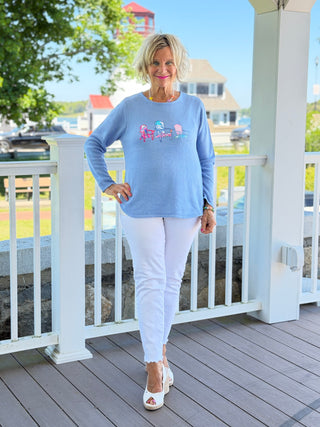 BEACH CLUB PERRI ADIRONDACK SWEATER LULU-B