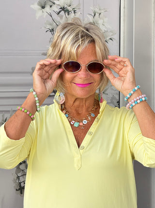 LULU-B SUNSHINE YELLOW TUNIC