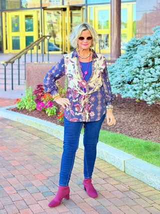 KENSINGTON TIE  BLOUSE Cathys Place