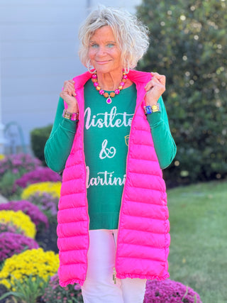 Women's Mistletoe And Martinis Embellished Sweater Cathys Place
