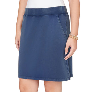 Women's Navy French Terry Pull On Skort Cathys Place