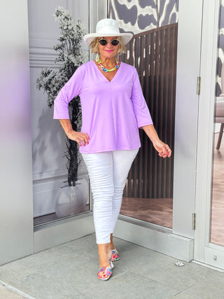 TAILORED V LILAC SLEEVE