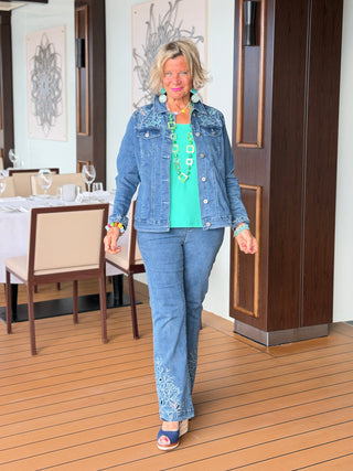 Ethyl Fit To Flare Pant - Great Falls ETHYL JEANS