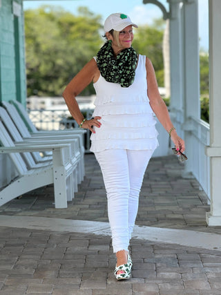 St. Patrick's Day Clover Pattern Infinity Accent fashions