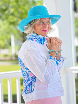 COTTON CANDY COAST LINEN JACKET Cathys Place