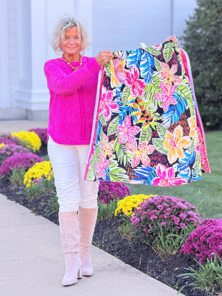 Polka Dot HOT PINK Posh Reversible Raincoat Cathys Place