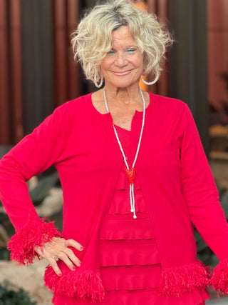 SECRET RED HEART BLING NECKLACE - Cathys Place