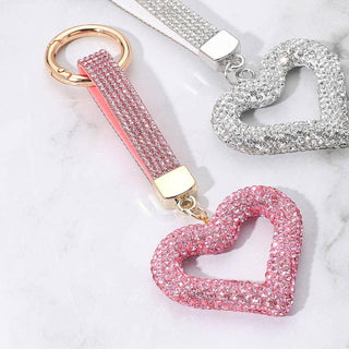 Bling Studded Heart Keychain / Bag Charm Sensibling Corp.
