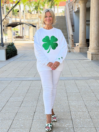 St Patricks Day Glitter s weatshirt/Irish Sweatshirt One Nine