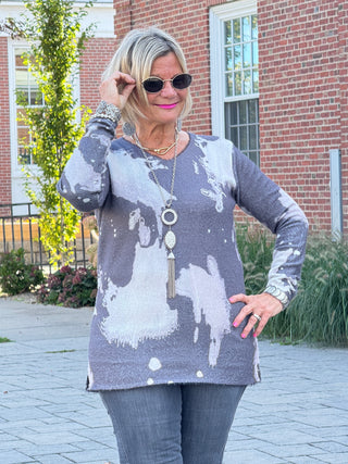 SHADES OF GRAY SWEATER