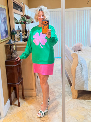 Glitter St. Pattys Day Sweatshirt - Womens St. Patricks Day Cathys Place