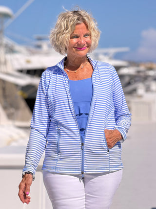 NAUTICAL PERRI STRIPED JACKET LULU-B