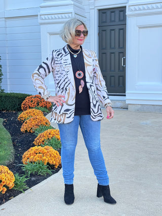One Size Fierce Panther Print Blazer PREORDER SHIPS OCTOBER 31 Cathys Place