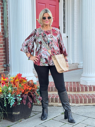 LEOPARD FASHION TOP