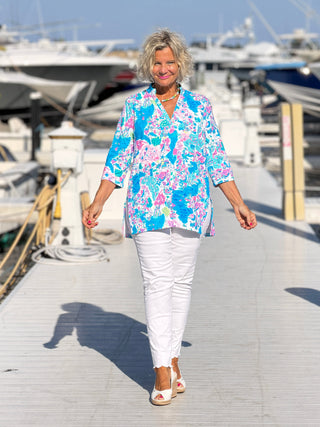 LULU B PALM BEACH SPALSH TUNIC LULU-B