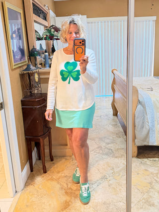 LULU-B CLEAR TURQ SKORT LULU b