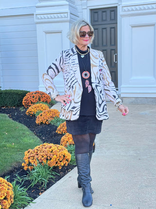 One Size Fierce Panther Print Blazer PREORDER SHIPS OCTOBER 31 Cathys Place