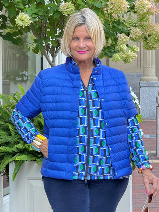 LULU-B SAPPHIRE SHORT PUFFER VEST