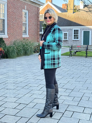 SOUTHERN NIGHTS TEIL POCKET SWEATER