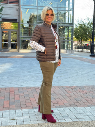 LULU-B SHORT SLEEVE PUFFER VEST