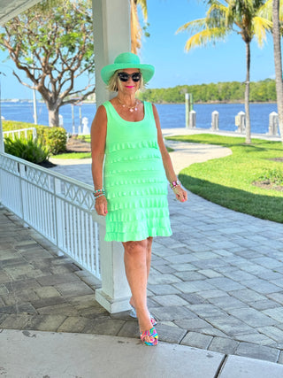 LIGHT GREEN CHA CHA MAXI DRESS