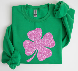Glitter St. Pattys Day Sweatshirt - Womens St. Patricks Day One Nine