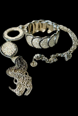 Silver Jazz Long Necklace