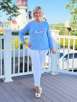 BEACH CLUB PERRI CAPE COD MAP SWEATER LULU-B