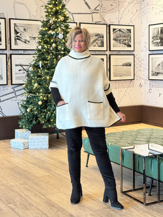 Black and White Turtle Sweater