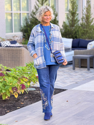 FALL BLUES CARDIGAN Cathys Place