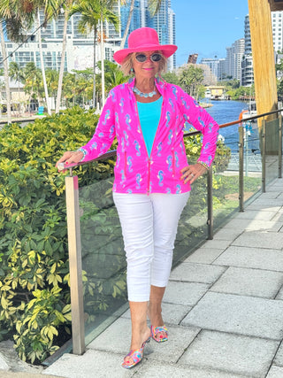 LULU B SEAHORSE BAY FULL ZIPPER JACKET